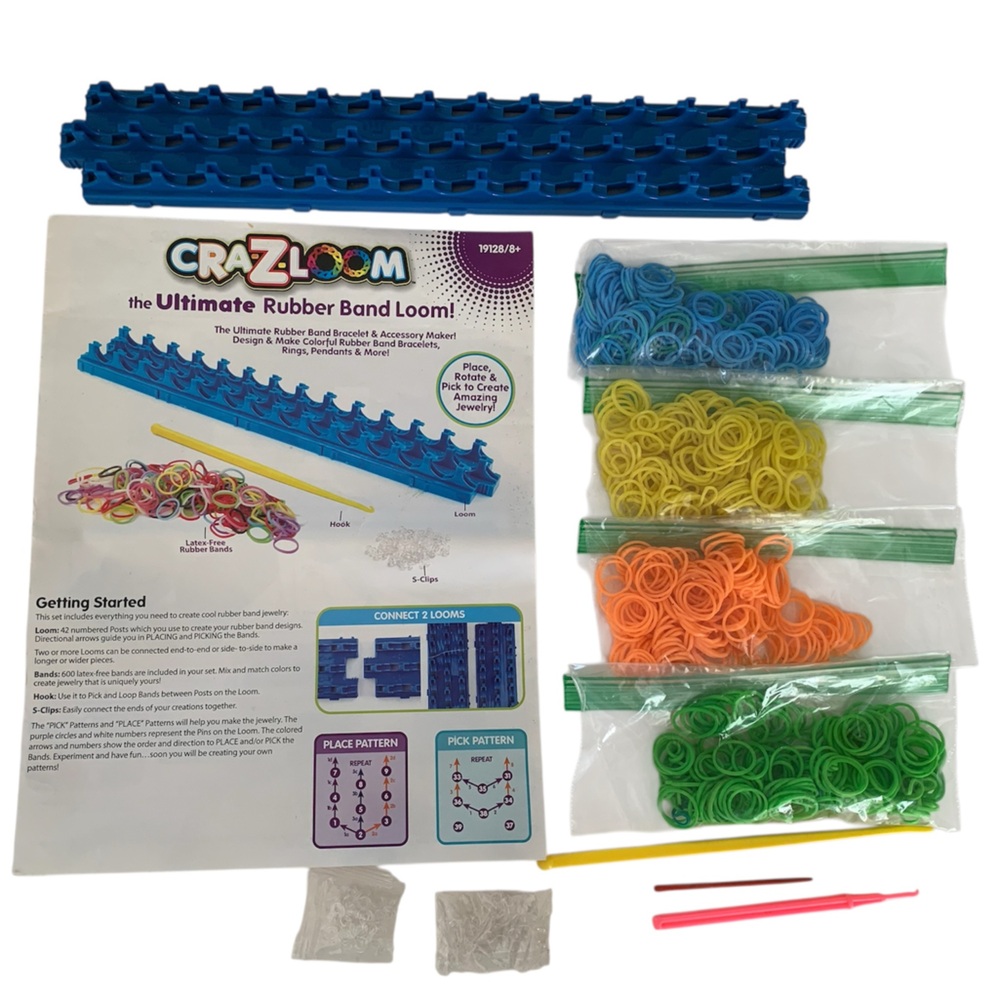 Cra-Z-Loom Rubber Band Bracelet Maker Craft Activity Kit Cra-Z-Art